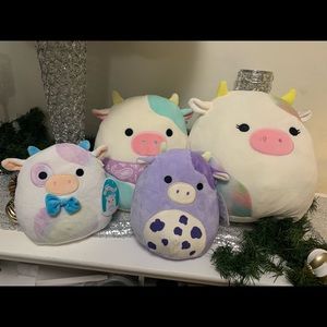 Cow Squishmallow bundle!! **PLEASE READ DESCRIPTION**